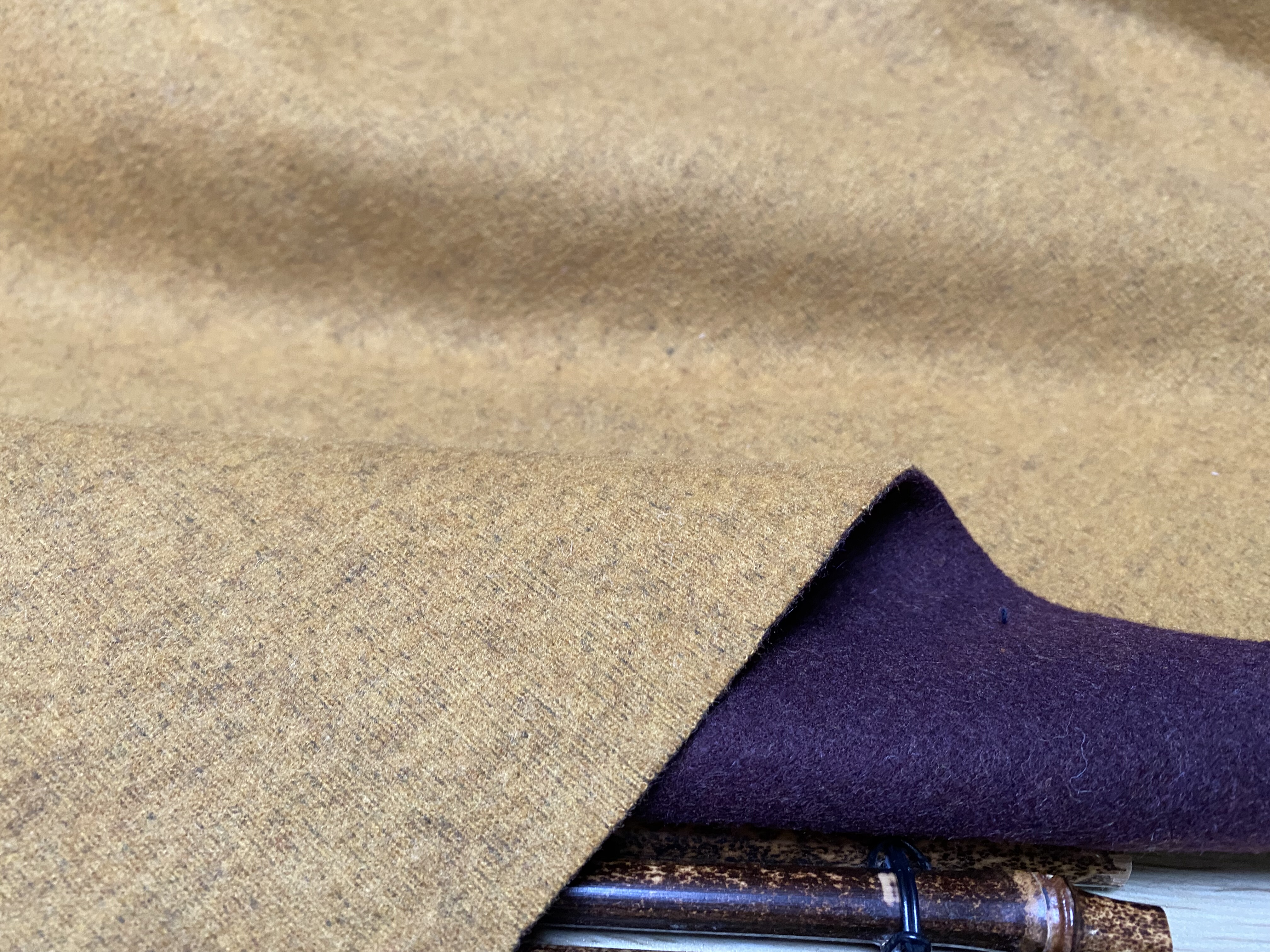 T1130 针织双面羊绒设计师布料3米×1.4米