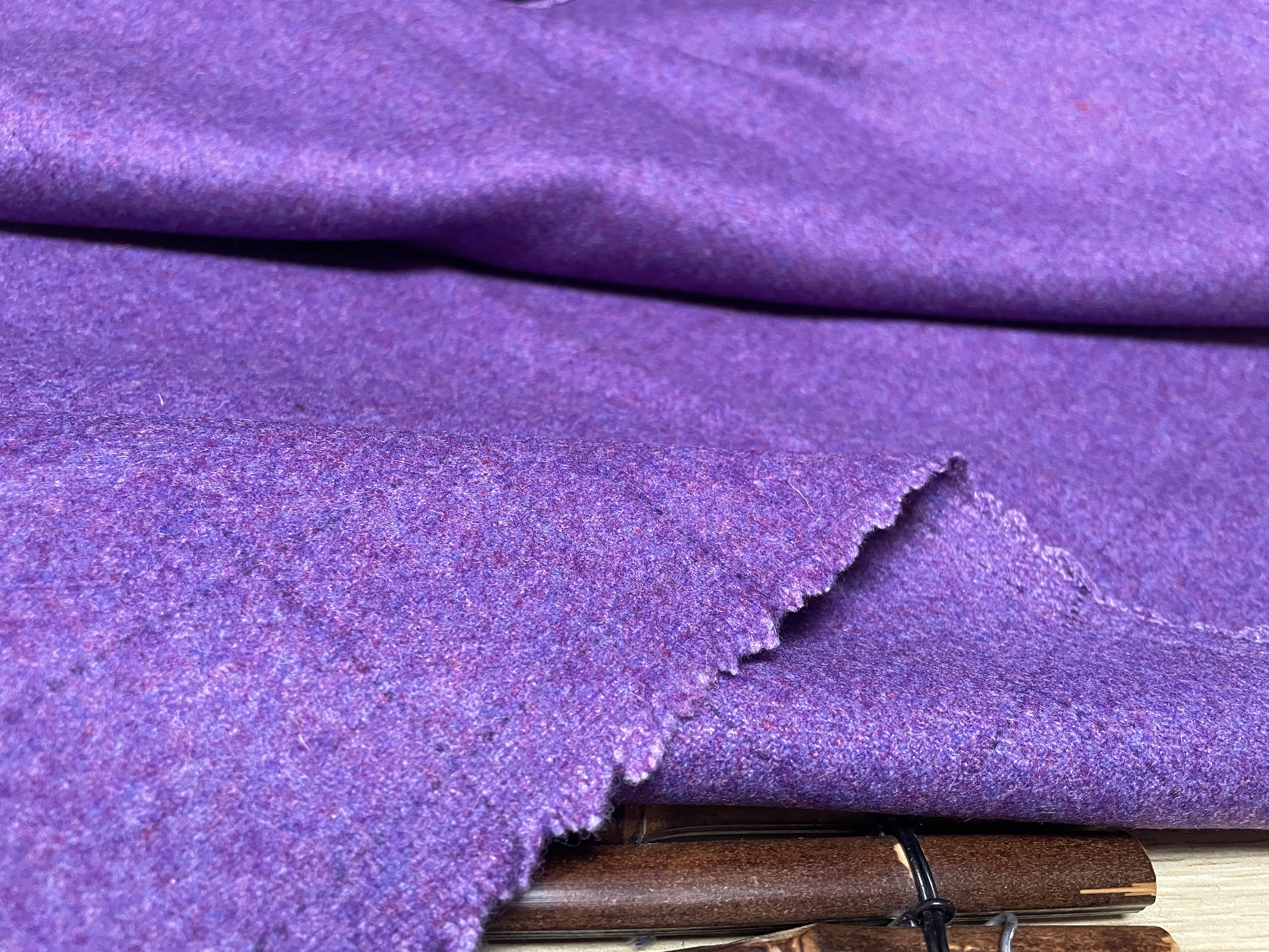 T1213时尚高端羊绒设计师布料1.75米×1.45米