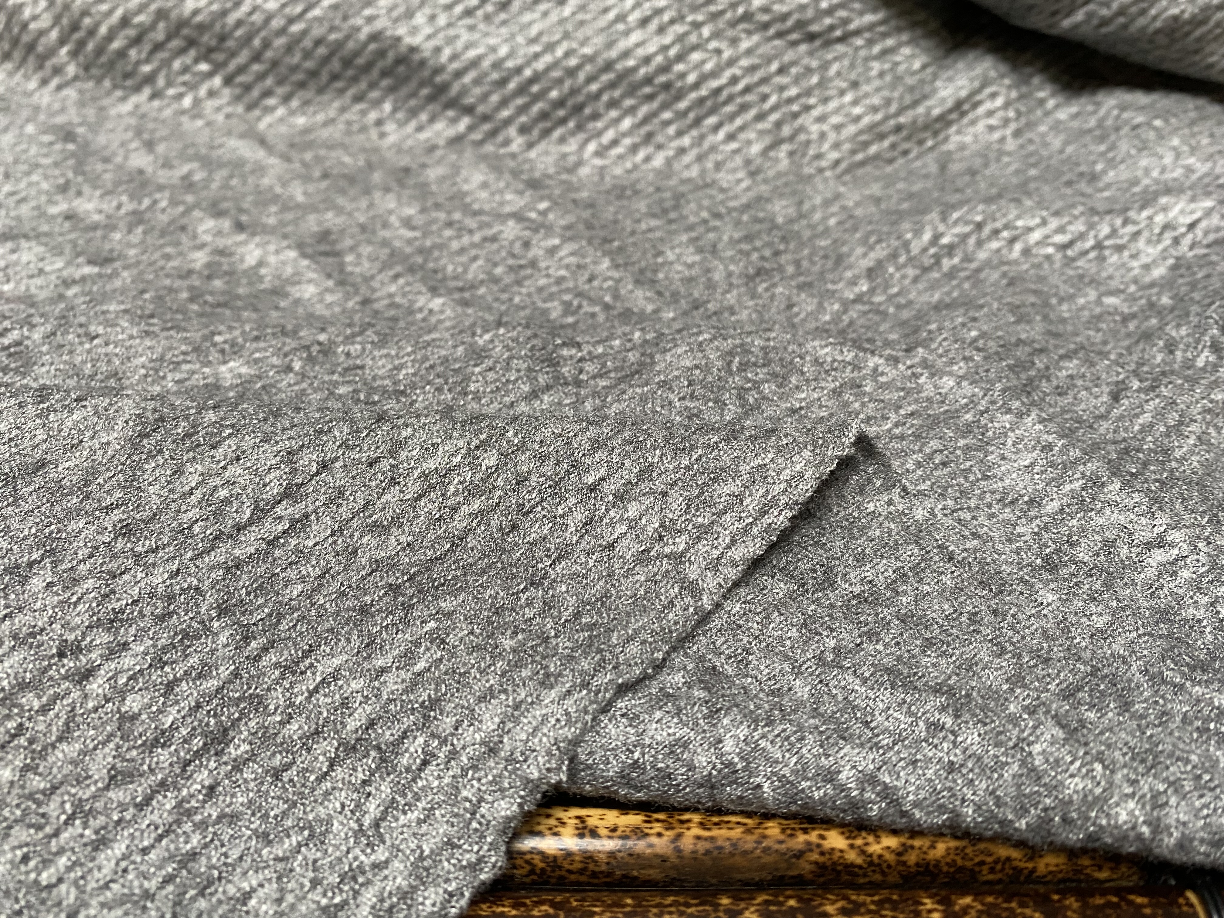 T1125 双面针织羊绒设计师布料3米×1.4米