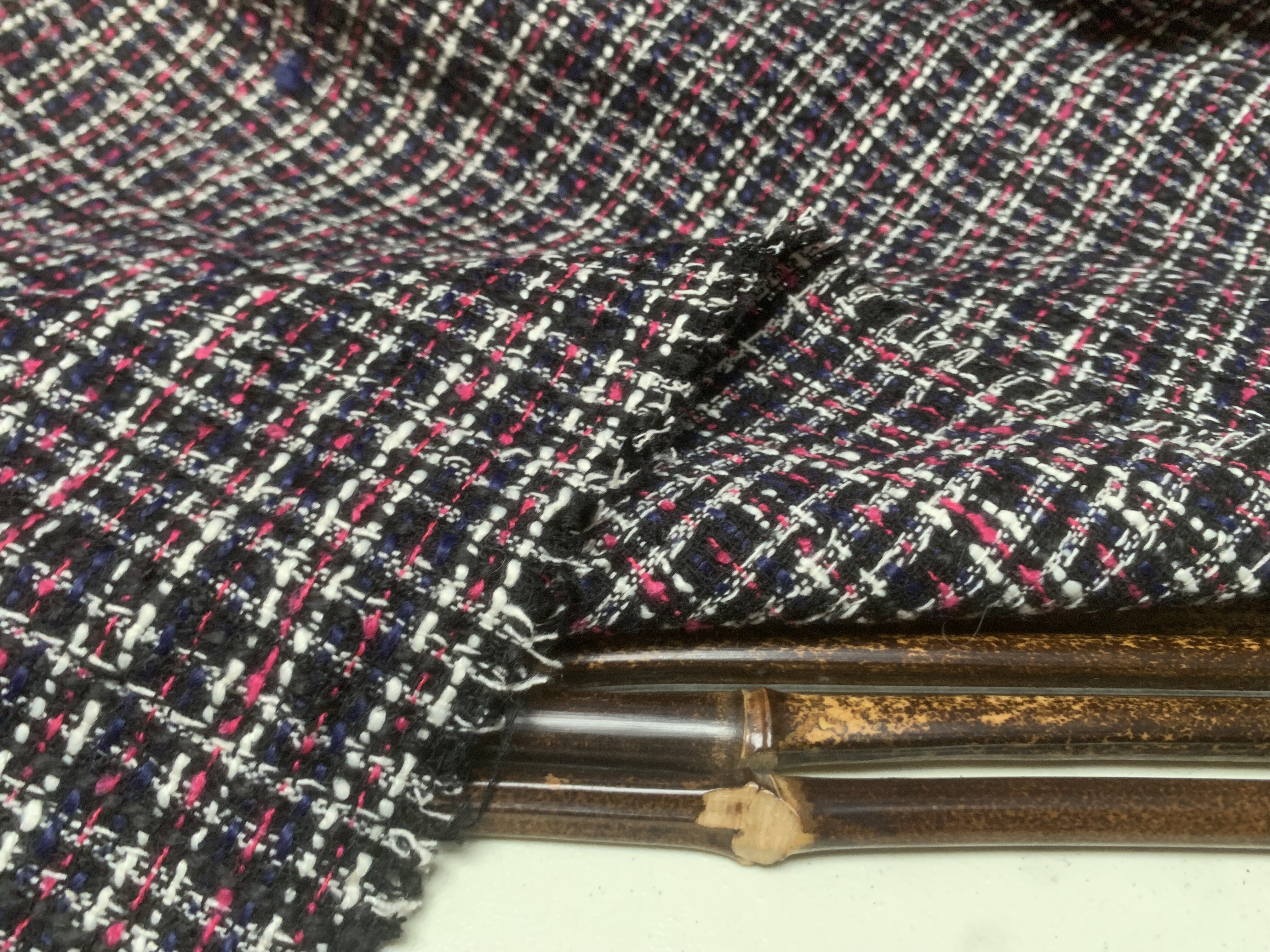 L1024 编织小香风设计师布料2.45米乘1.50