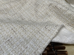 T1228编织羊绒设计师布料3.25米乘0.9米