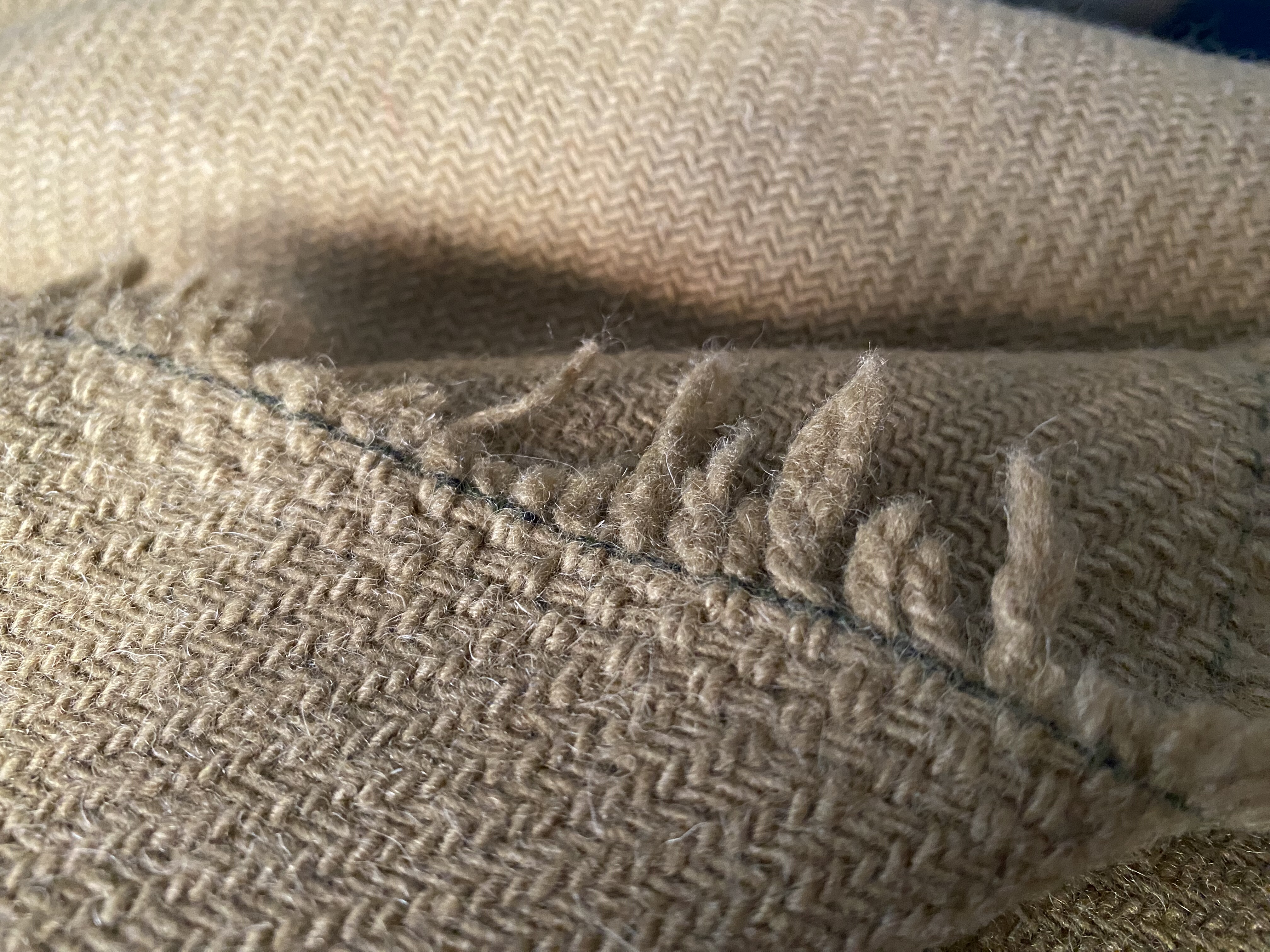 w12413 双面编织羊绒设计师布料3米×1.4米