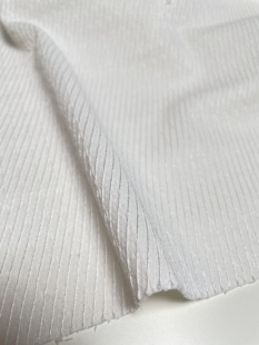 白色微肌理弹力提花麻醋酸设计师布料2.8米乘1.3米 L0324012