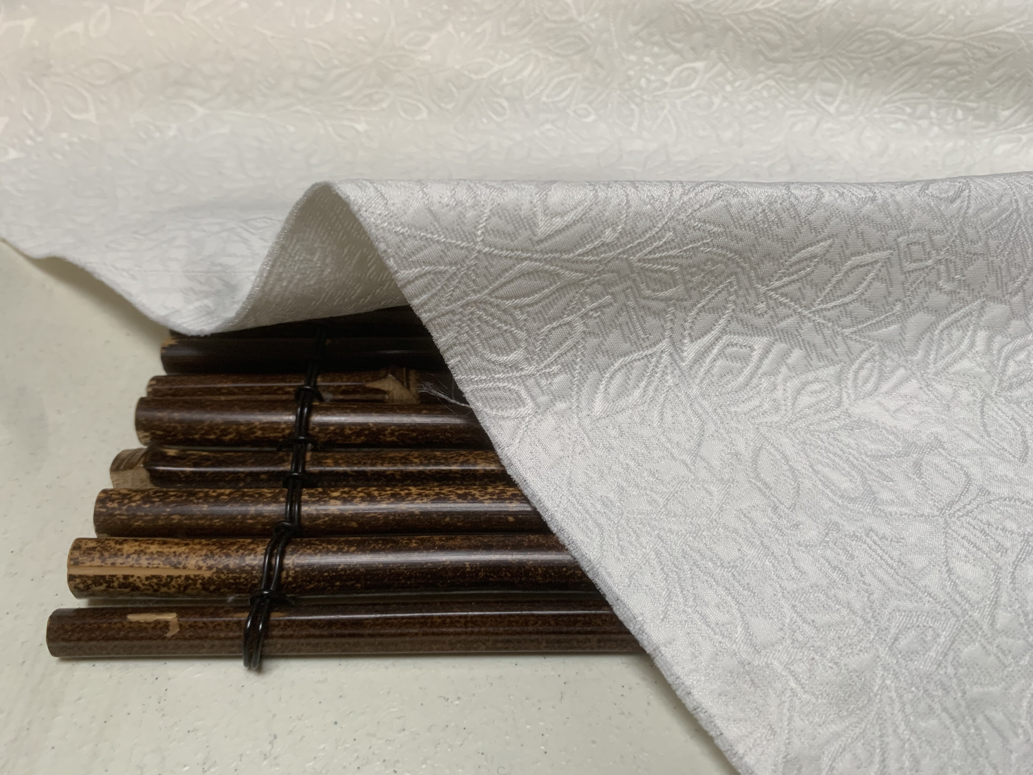 L1024 立体亚麻设计师布料三米乘1.25