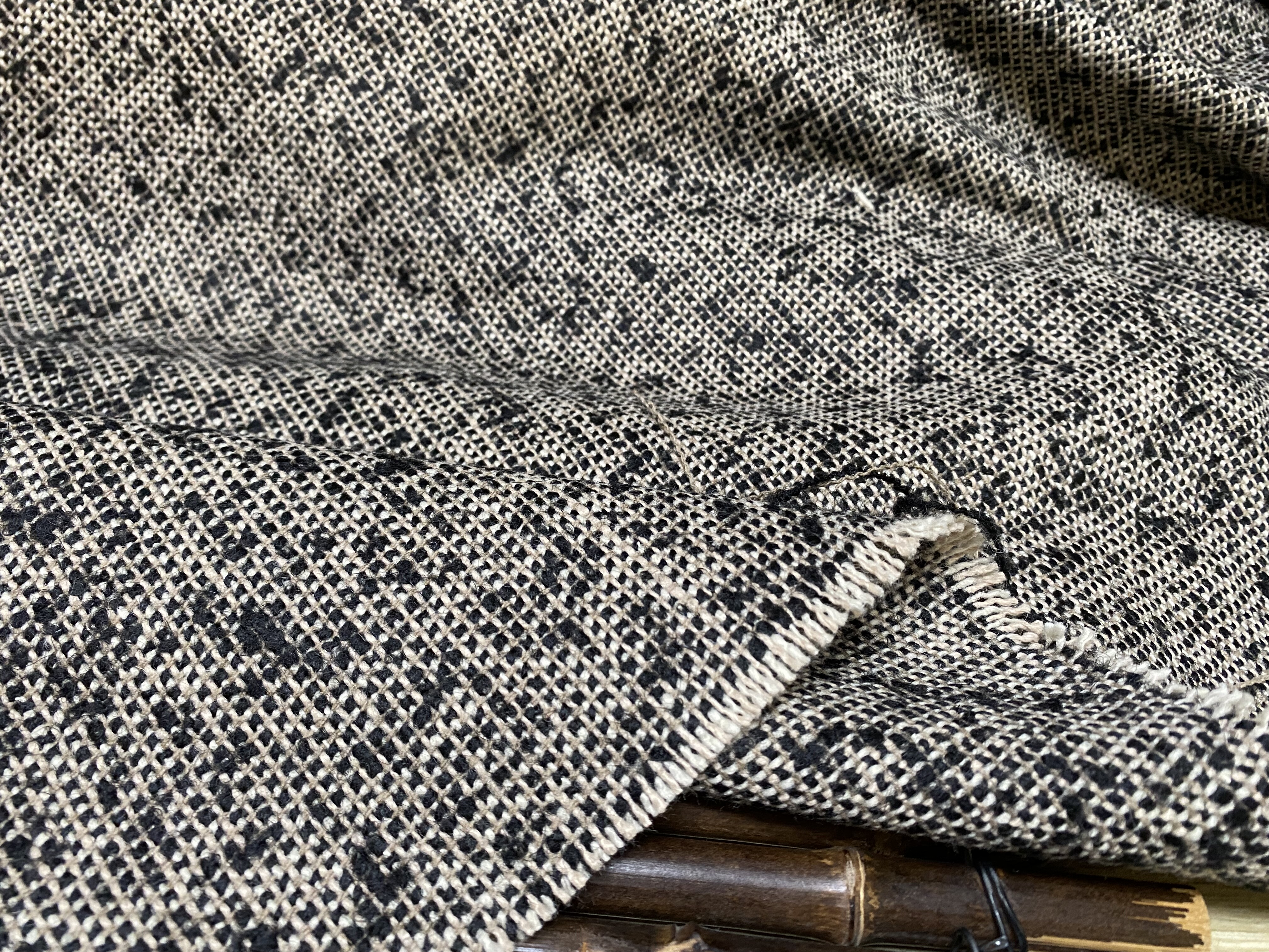 T1130 日本双面编织羊绒设计师布料3米×1.4米