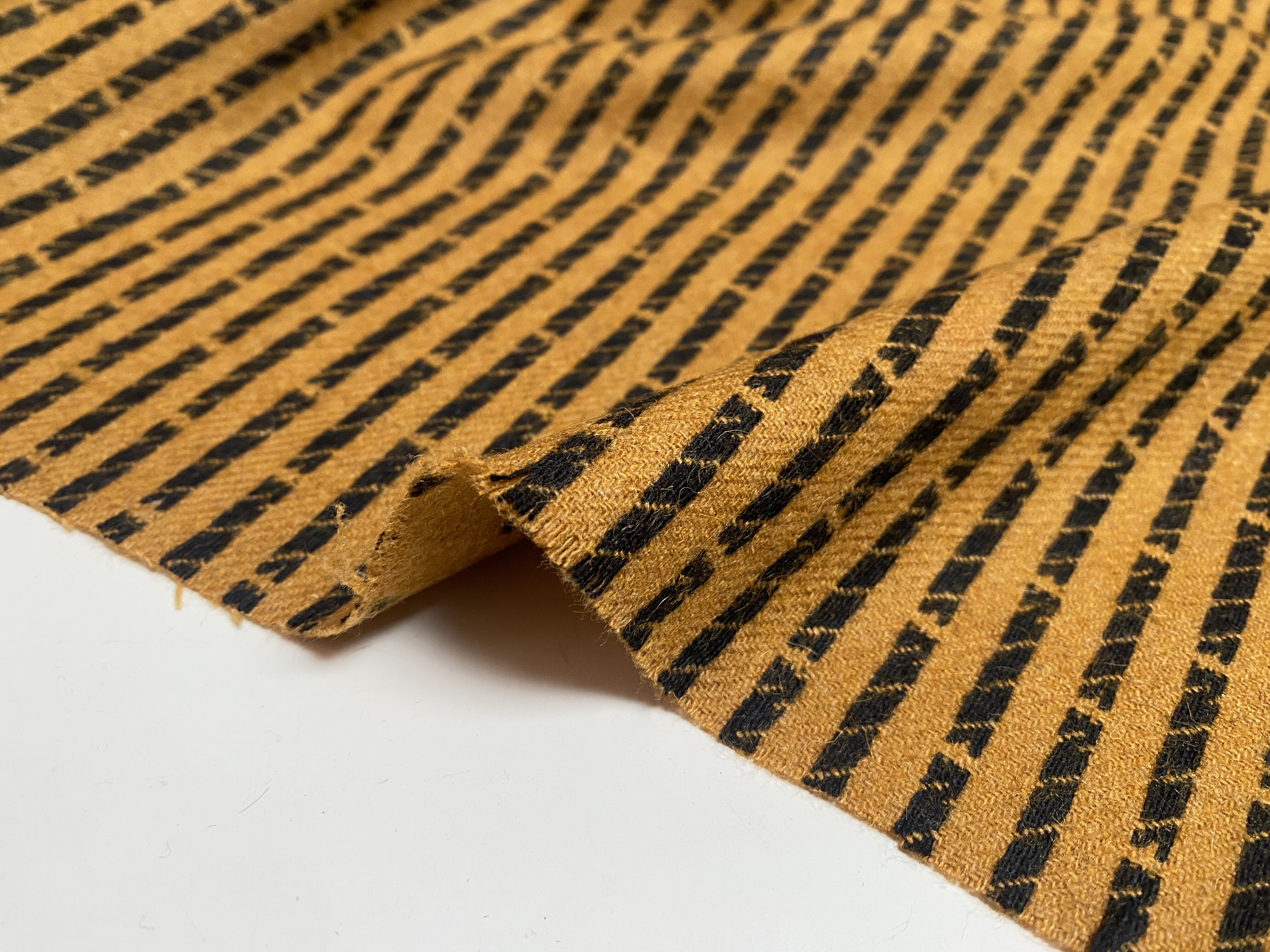 L1218 条纹羊绒设计师布料1.50米乘1.10