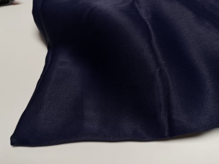 L032009醋酸高级藏青色设计师布料3.20米乘1.30