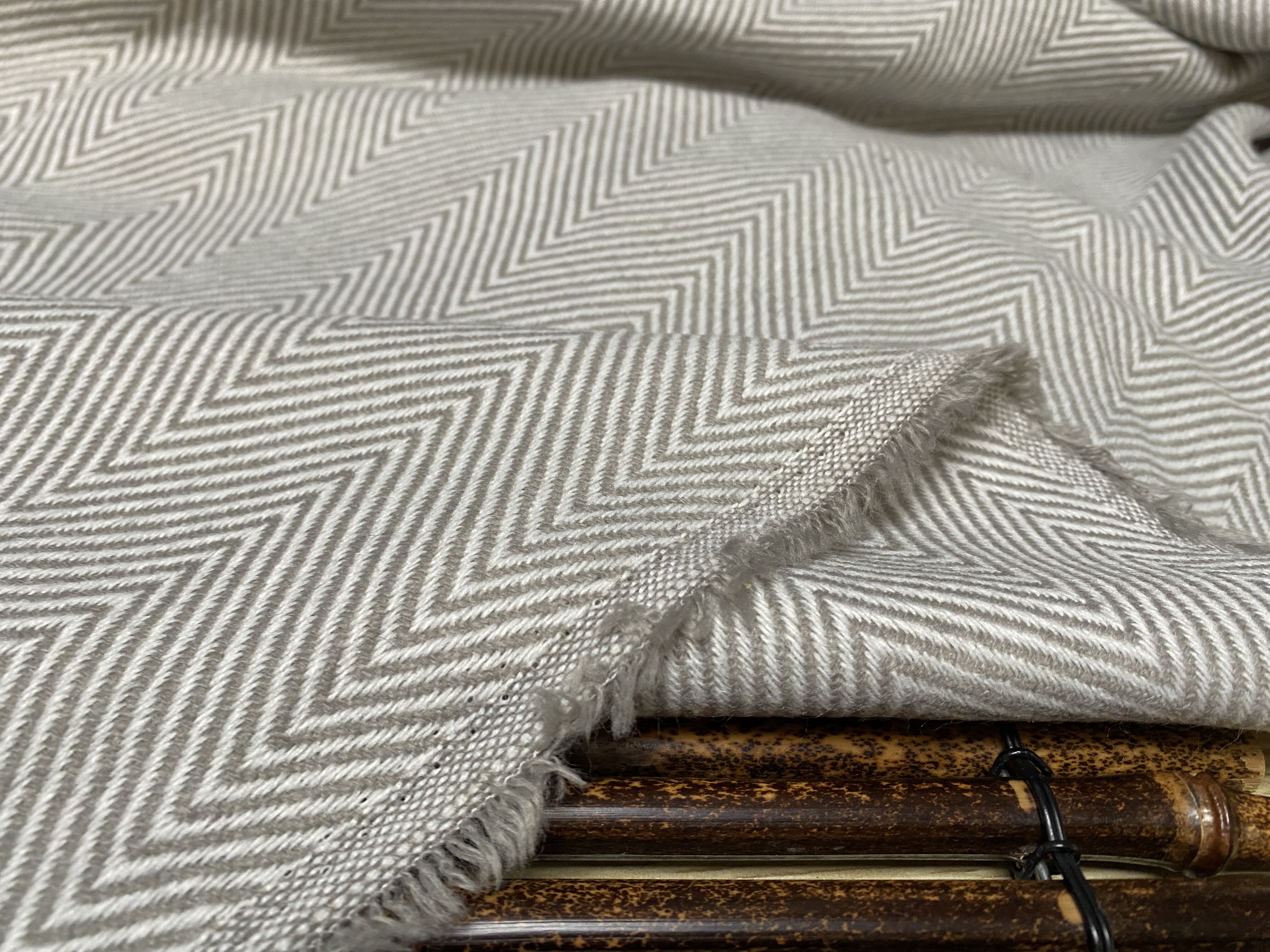 T1118 双面羊绒设计师布料1.75米×1.3米