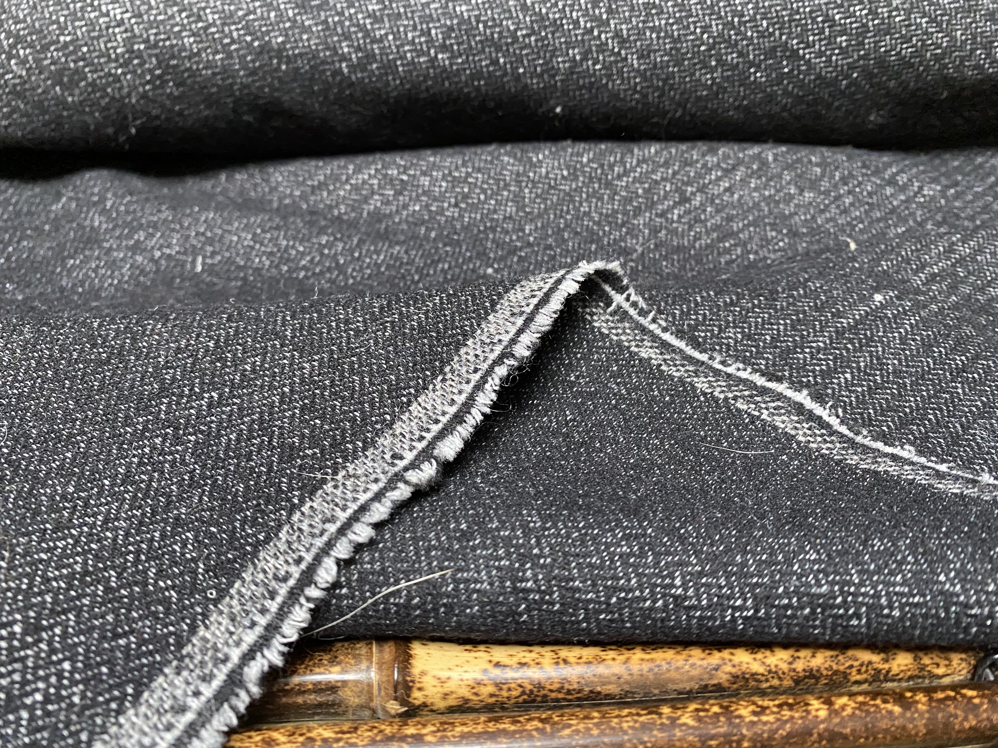 T1120 双面羊绒设计师布料2.2米×1.4米