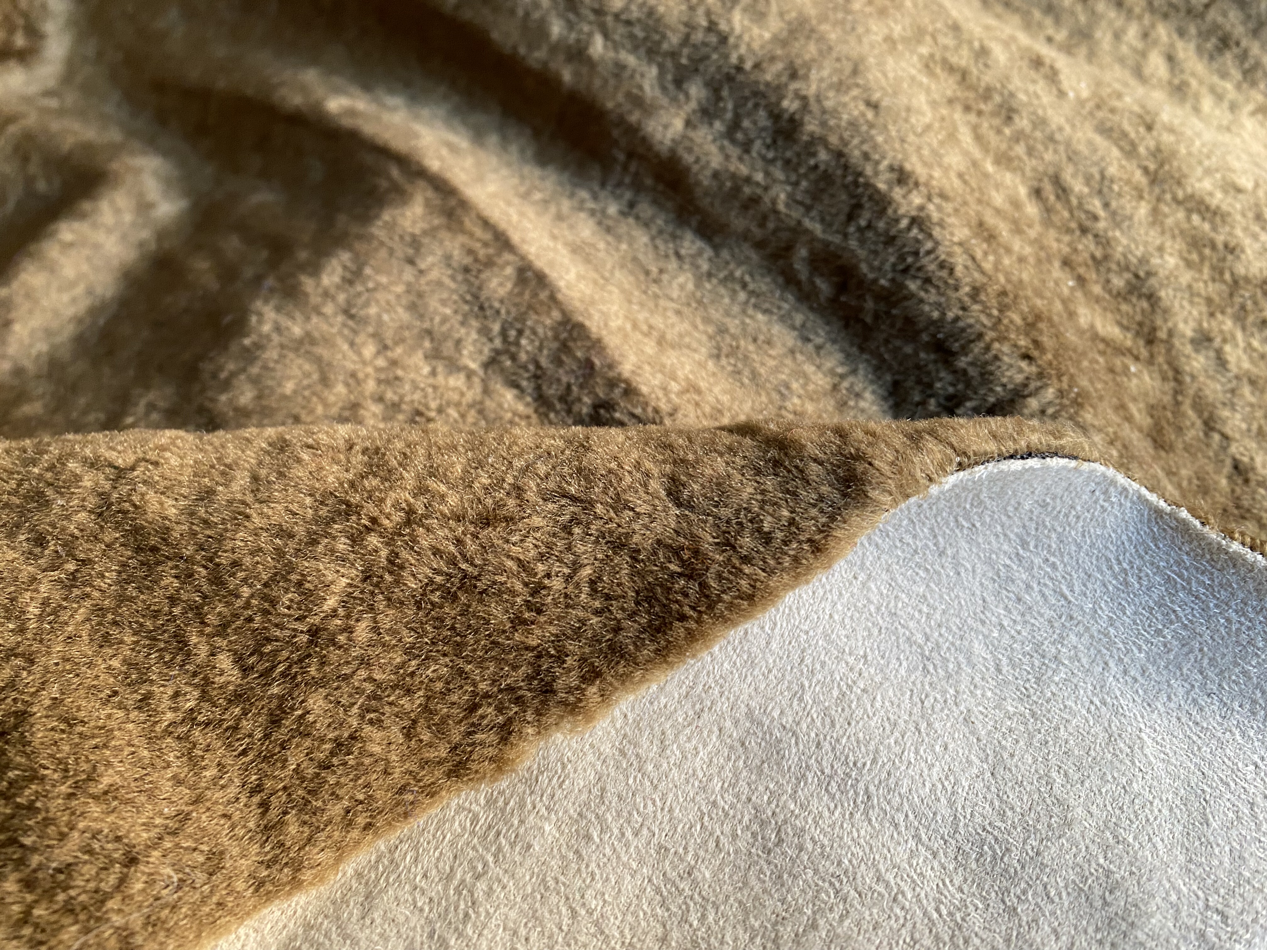 w1224日本蚕丝羊绒设计师布料2米×1.7米