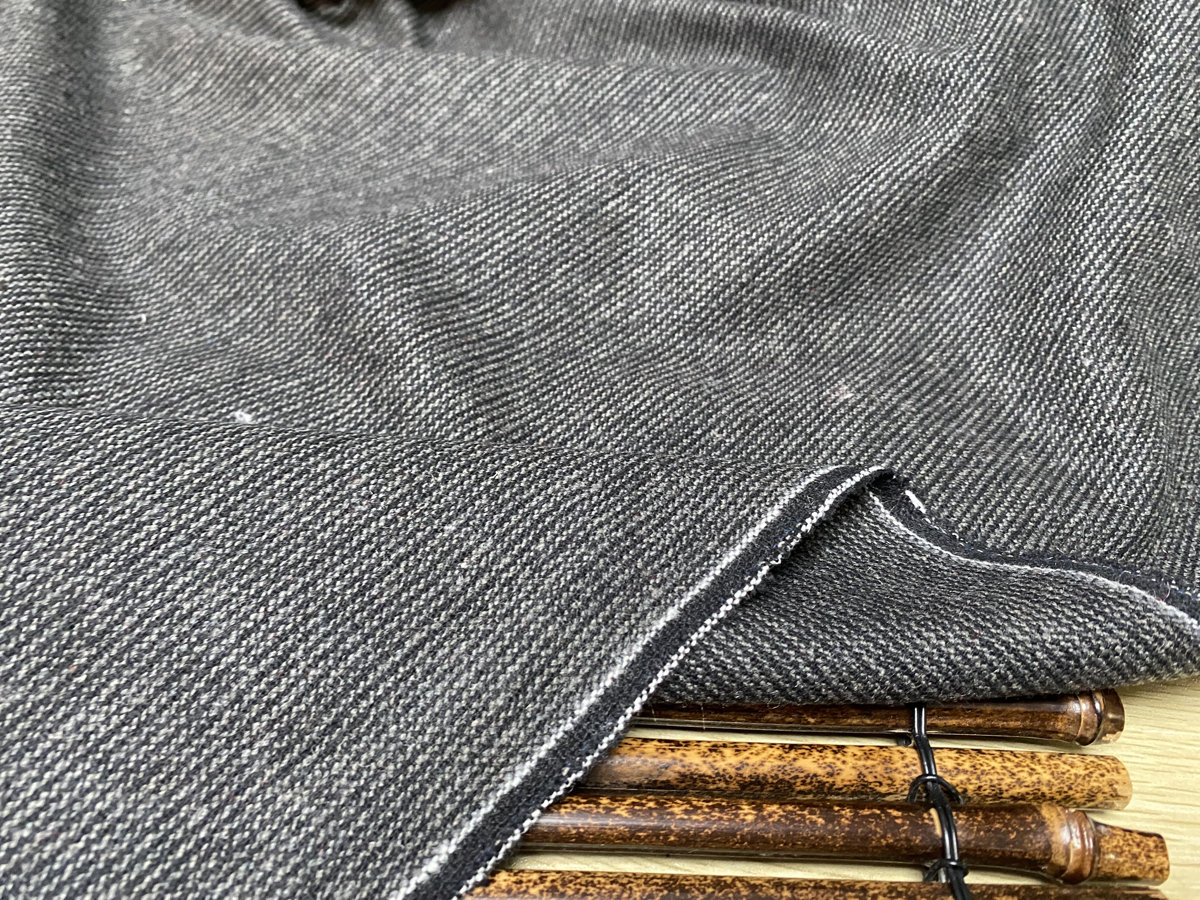 T122日本双面针织羊绒设计师布料3米长1.4米