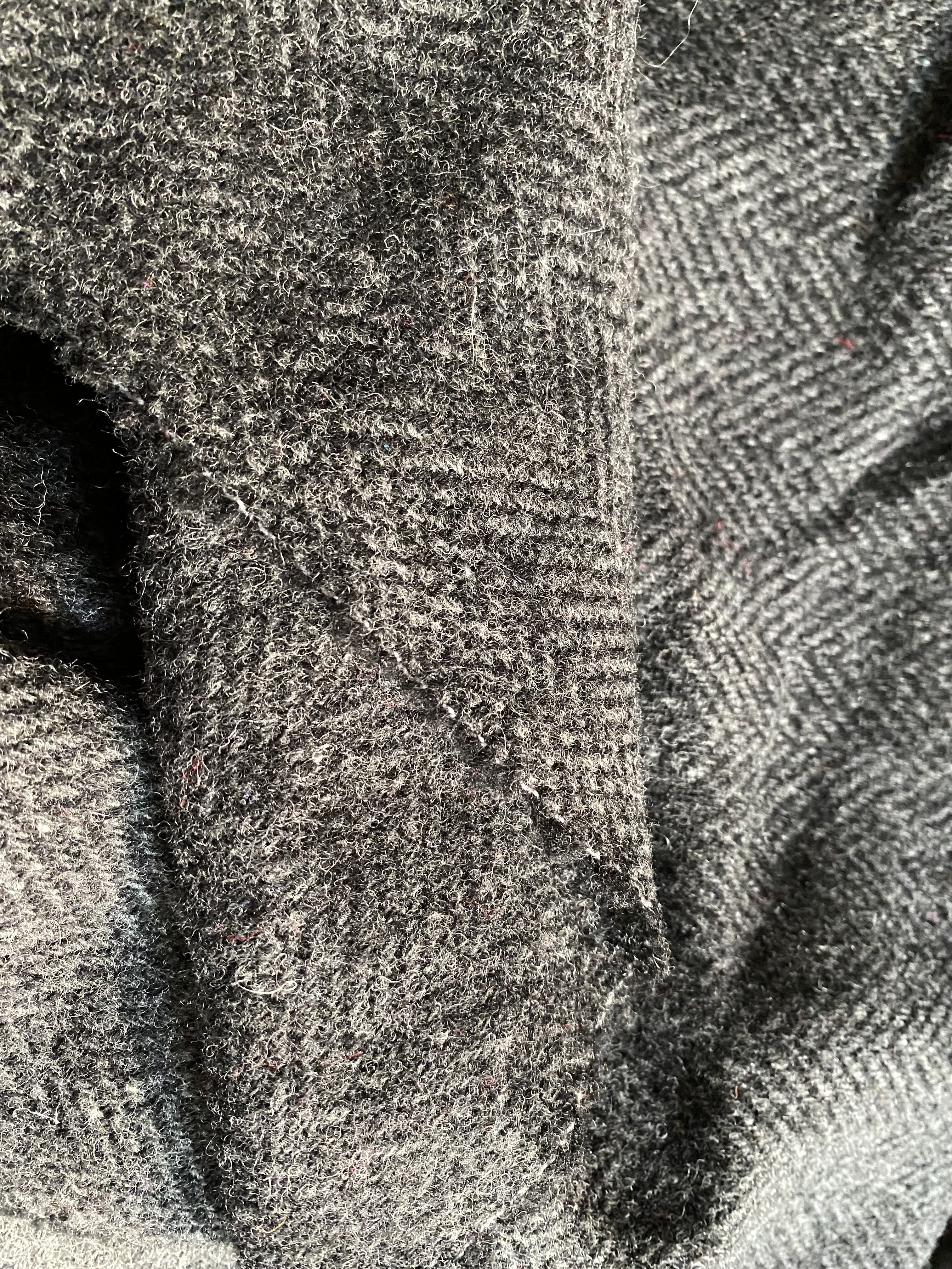 w11245双面针织羊绒设计师布料1.5米长1.4米