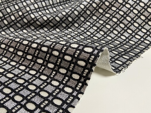 L103 蕾丝羊绒设计师布料1.50米乘1.40