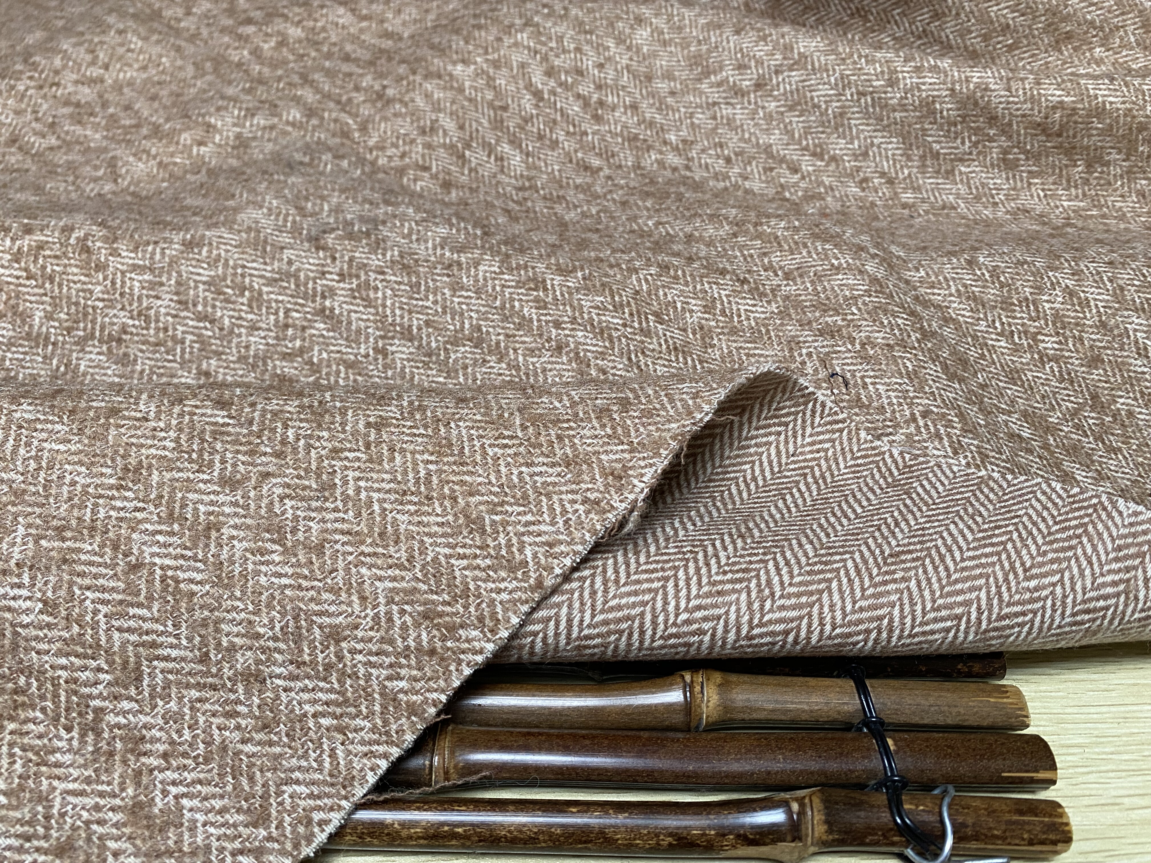 T121 日本双面针织羊绒设计师布料1.5米乘1.4米