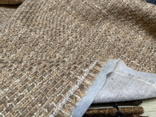 T1227日本编织麻提花设计师面料1.5米乘1.45米