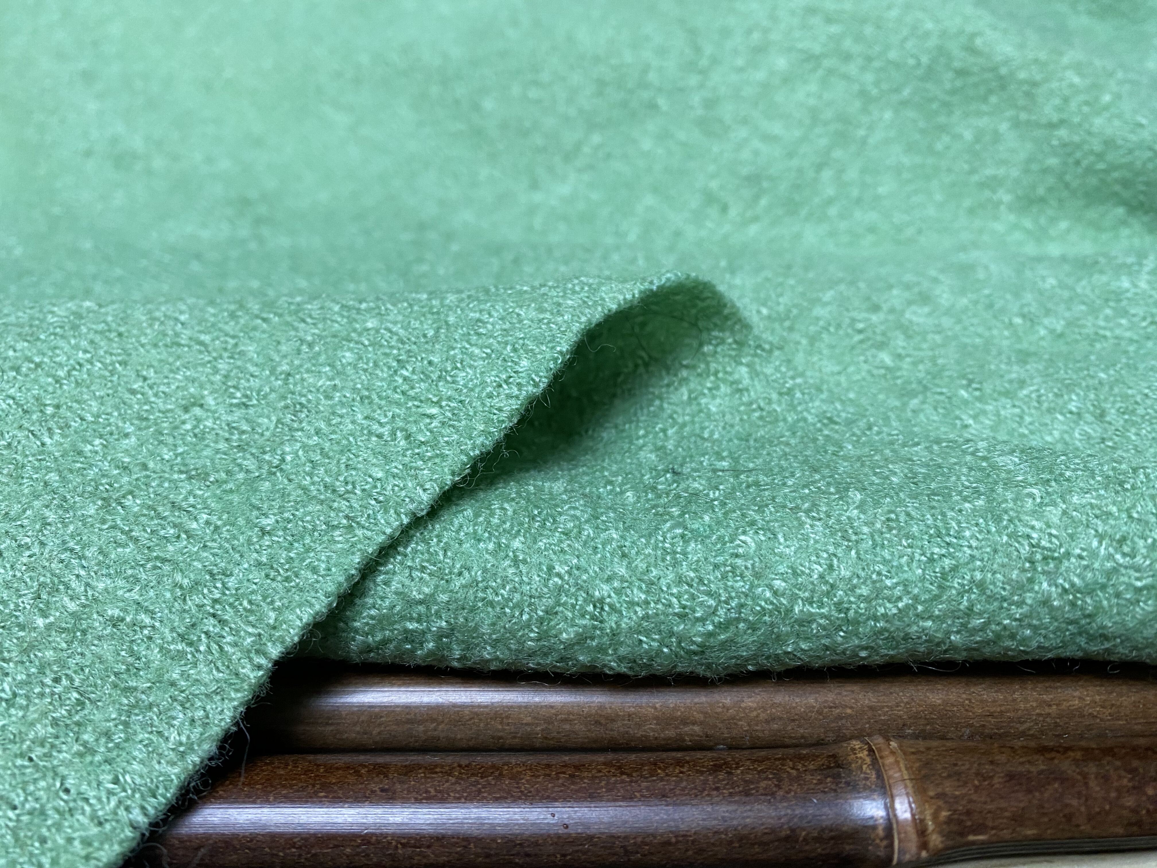 T1114 蚕丝羊绒设计师布料2.2米×1.45米