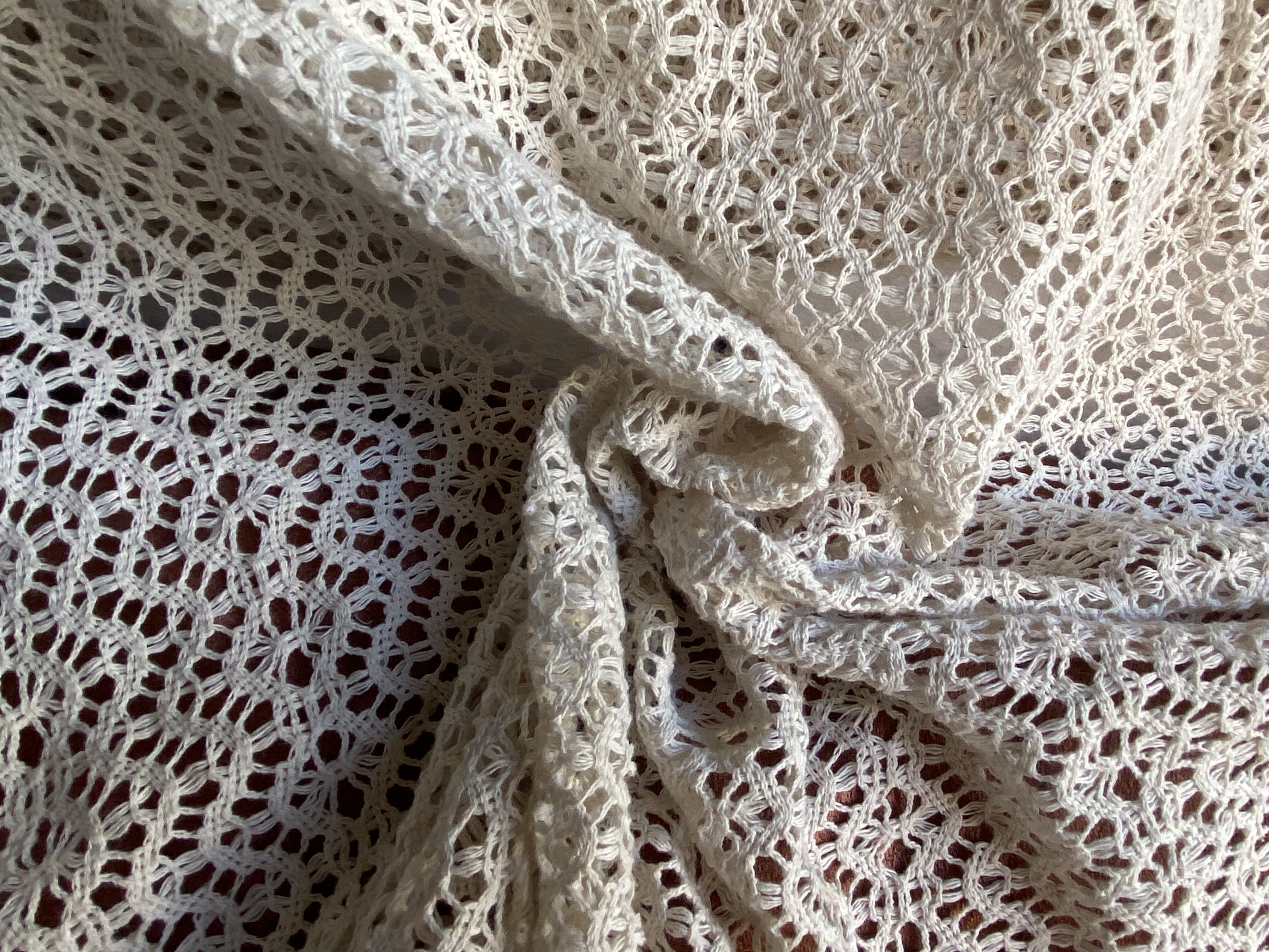 w112848高品质双面镂空羊绒设计师布料3米×1.4米