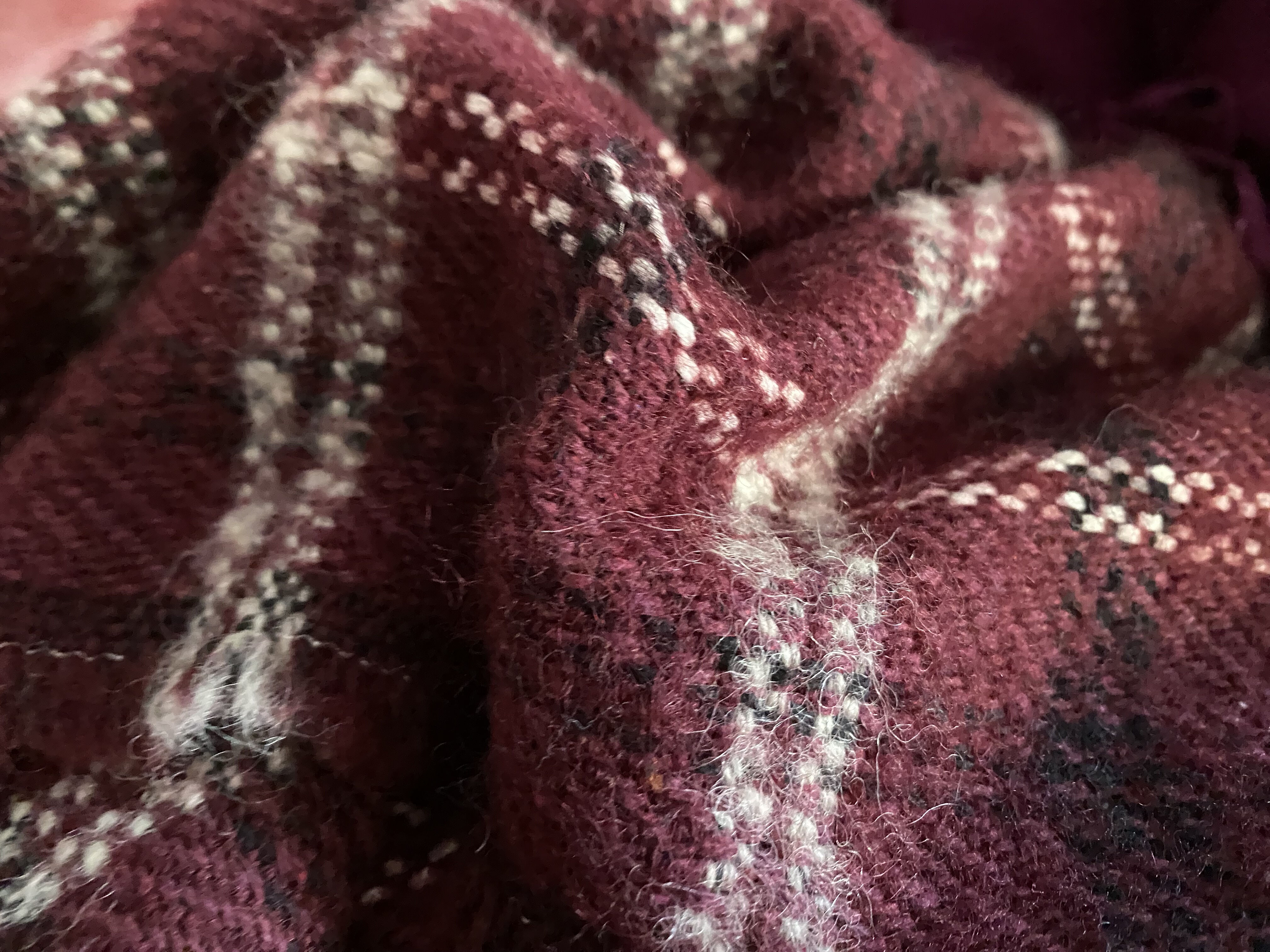 w12213双面格子羊绒设计师布料1.5米乘1.4米