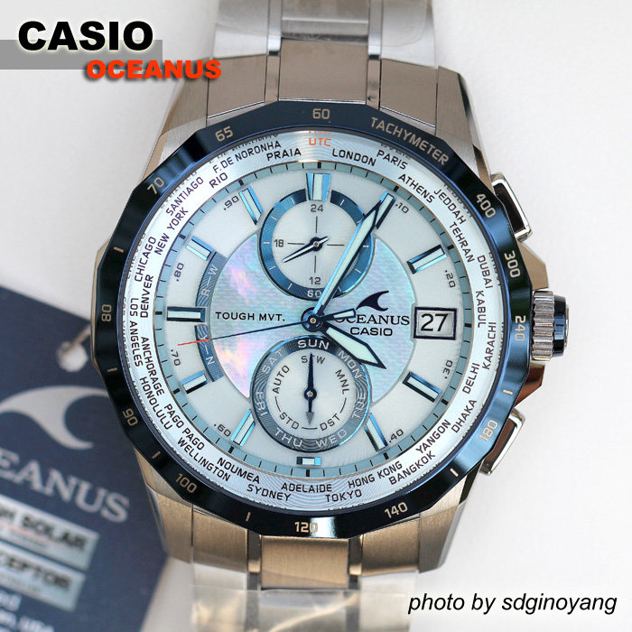 CASIO卡西欧OCEANUS 海神系列OCW-S2000P-2ADF全钛合金 结束