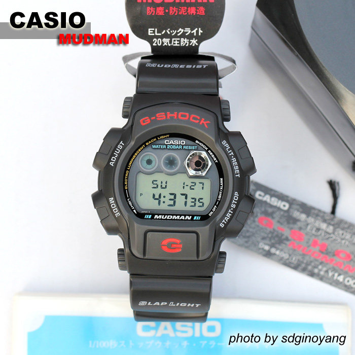 CASIO卡西欧G-SHOCK DW-8400-1初代泥人MUDMAN(1995年产)结束