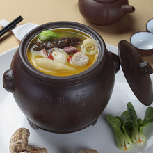 紫砂餐具官府餐具特色东坡肉罐红烧肉紫砂器皿谭家菜器皿海参鱼翅