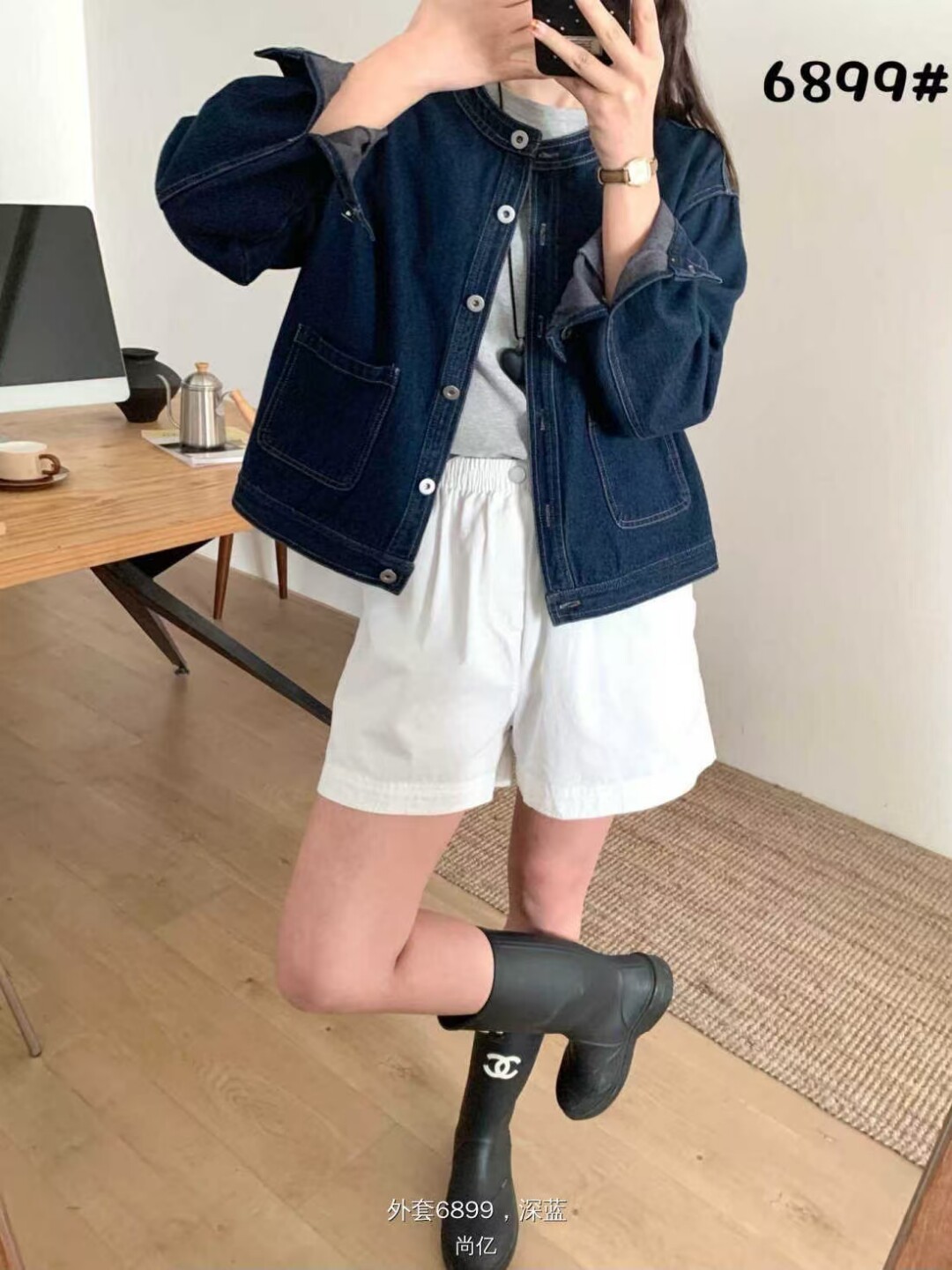 2025春季女装女士独特漂亮短款小个子牛仔外套女2025新款爆款春夏