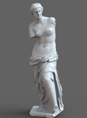 3d打印图纸模型希腊罗马米洛斯的维纳斯STL雕像圆雕图F2711