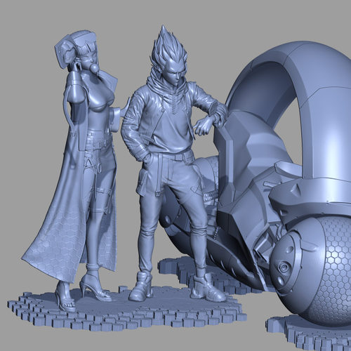 3d打印图纸模型龙珠贝吉塔布尔玛STL摆件立体圆雕图F3688