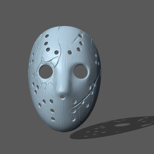 3d打印图纸模型素材数据曲棍球面具STL可穿戴F2003