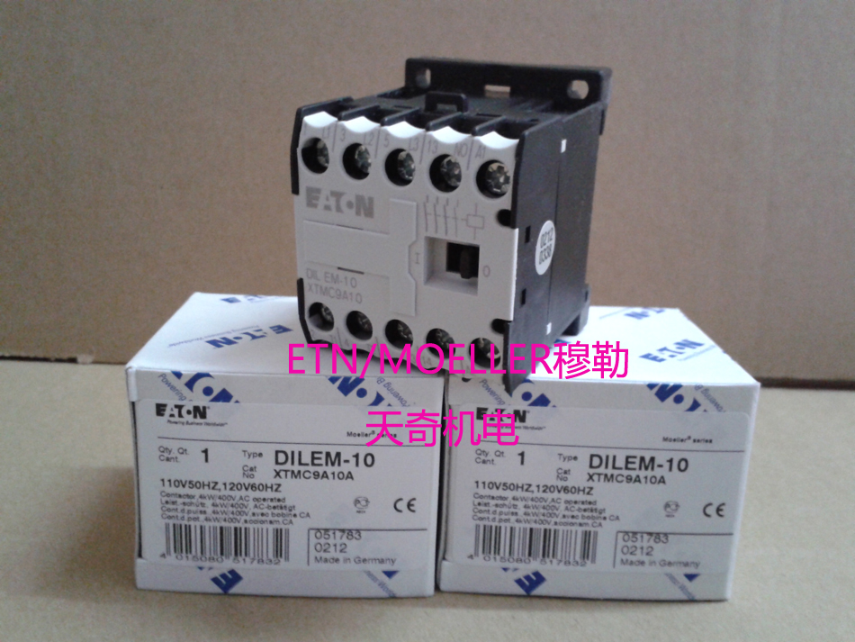 UL认证接触器伊顿DILEM-10进口