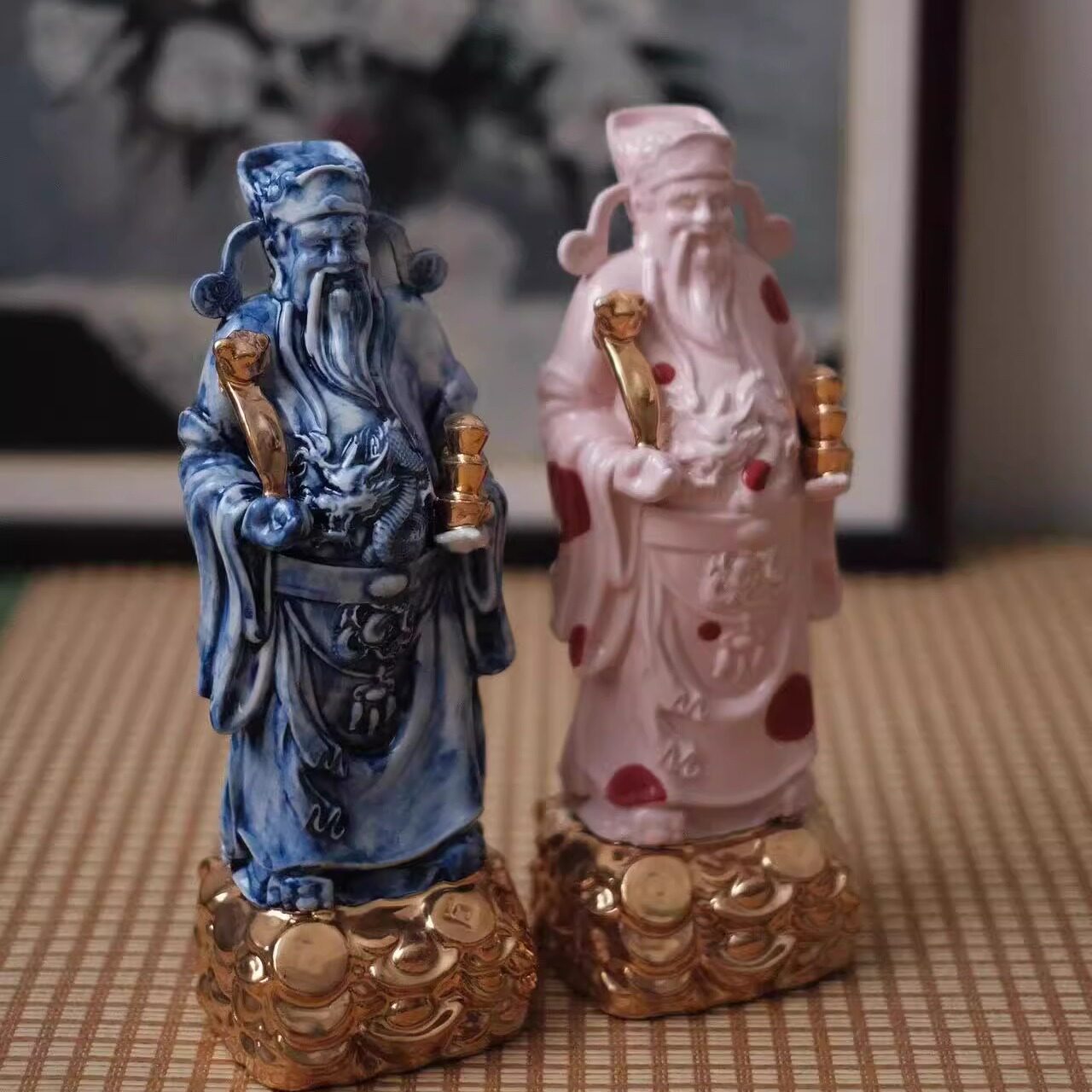 竹矣 | 陶艺家作品招财进宝财神钱多多摆件风水礼物