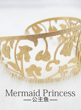 钛钢金属镂空手镯