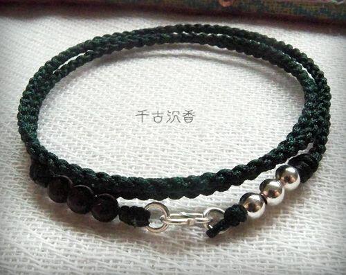 Rosewood 925 Sterling Silver Transfer bead Sansei rope Red rope Hand rope Peach blossom Bracelet Customized Same item Foot rope Neck Strapin the Accessories/Fashion Jewelry, Bracelets  category - from Buy2taobao.com to provide professional Taobao agent buy service