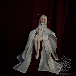 现货SNOW原创BJD娃衣346分ob24小布叔大袖衫古风古装定制花神汉服