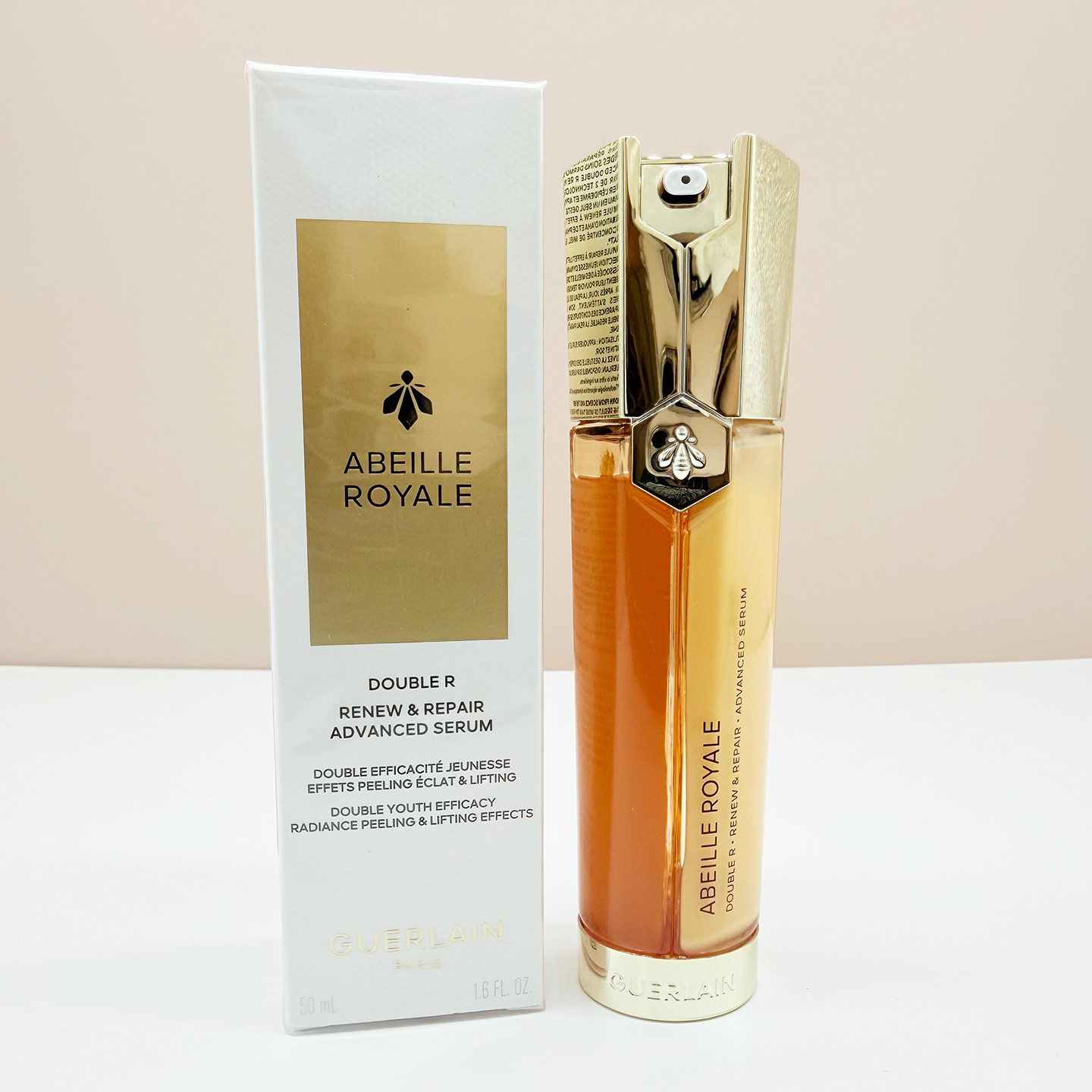 新款二代娇兰帝皇蜂姿双管双效精华露50ml 紧致抗皱提亮修护精华