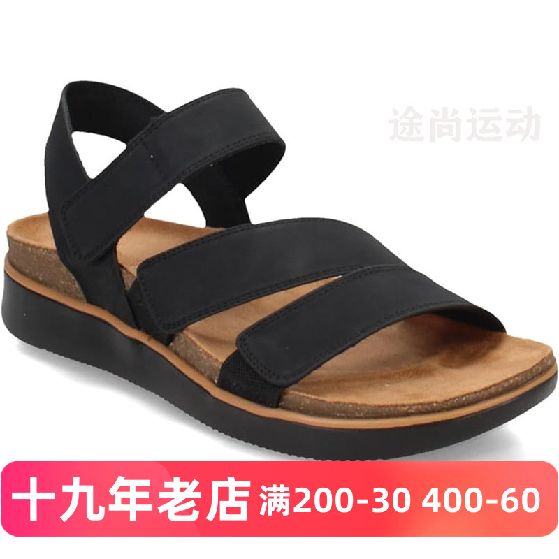 Skechers斯凯奇魔术贴女士夏季平底缓冲减震运动沙滩休闲凉鞋