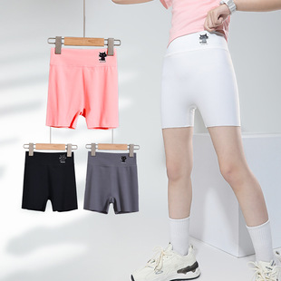女童三分鲨鱼裤外穿儿童打底裤中大童夏款薄防走光短裤女宝宝瑜伽