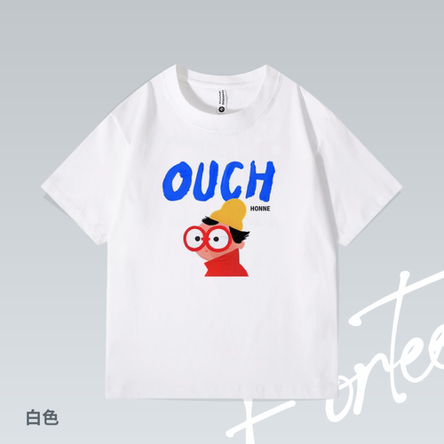OUCHHONNE电音重磅落肩T恤