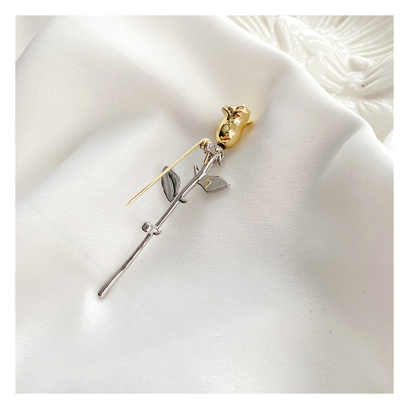 YI YANG QIANXI 장미 브로치 여성 어린 왕자의 핀 하이 엔드 2023 새로운 패션 정장 코사지 액세서리