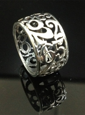 泰国数字宽边现货全新戒指