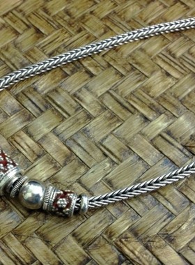 珐琅工艺波西米亚风网聚特色项链