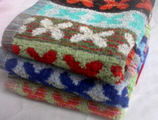 厨房小毛巾抹布家用纯棉提花长方形儿童毛巾洁面巾10元 48CM 5条26