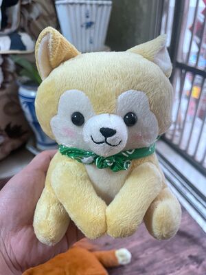 离家出走的柴犬坐姿毛绒公仔