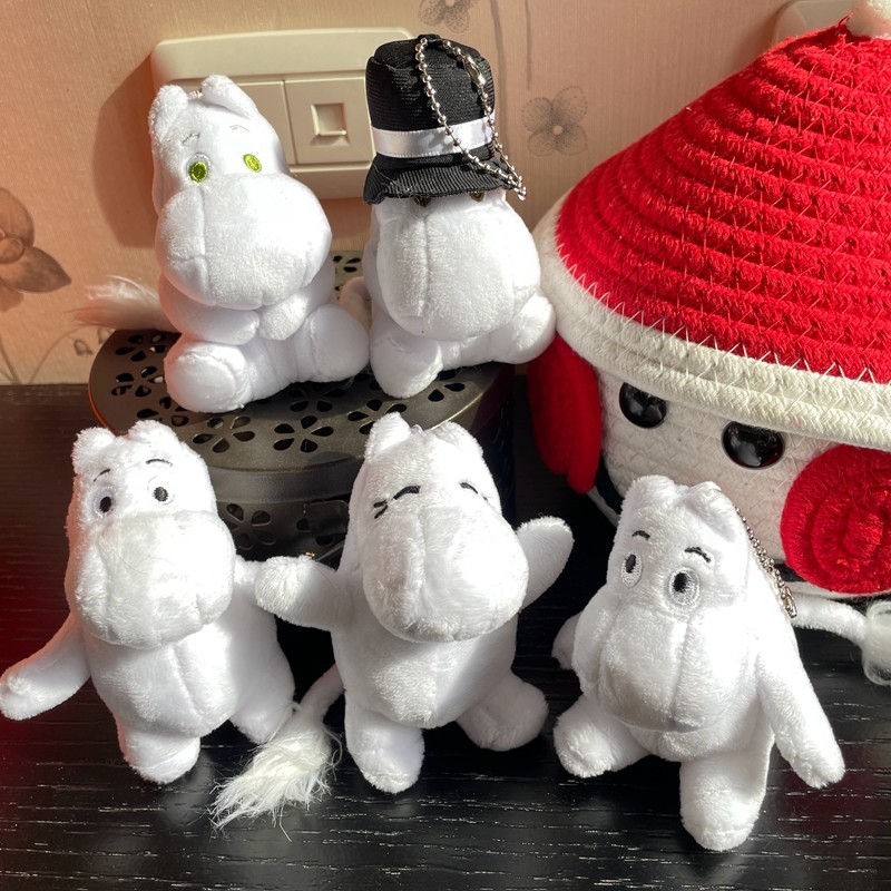 日单 姆明 moomin毛绒公仔挂件 不同表情