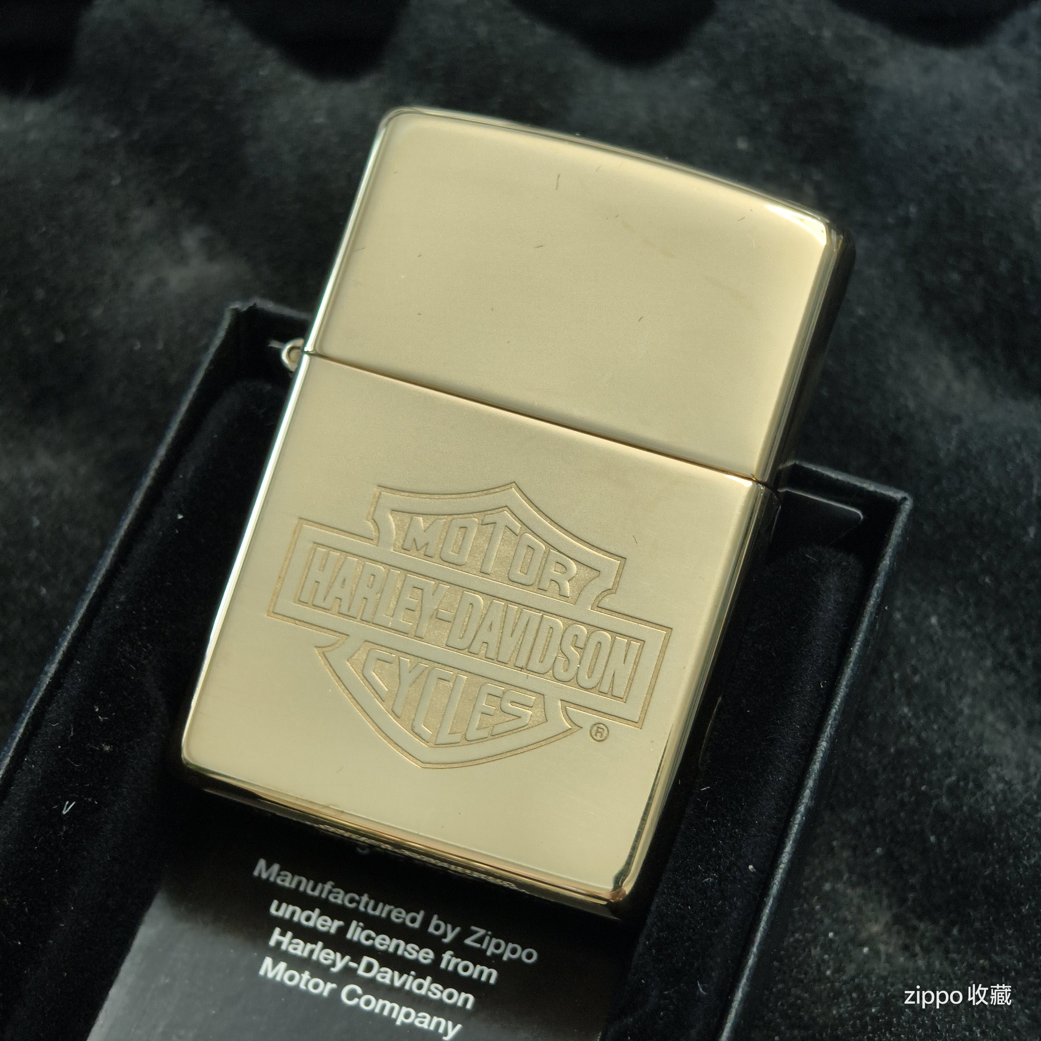 23年老店原装zippo打火机正品之宝美版纯铜哈雷标志254Bhdh260