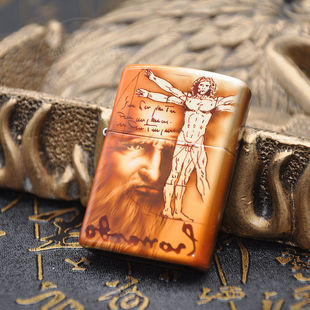 芝宝打火机正版 原装ZIPPO 2007经典限量珍藏mazzi手绘达芬奇密码