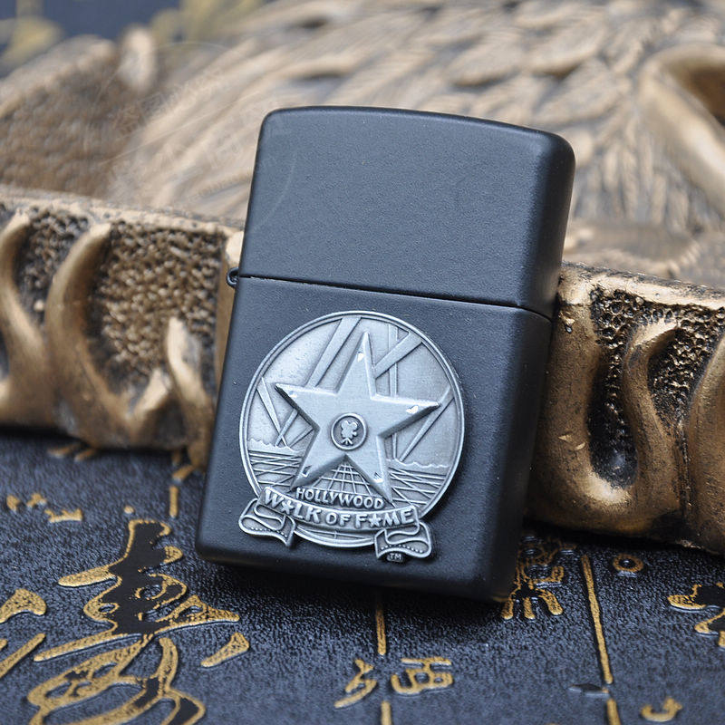 原装zippo打火机正版经典之宝老机 2005好莱坞之星光大道218HW103