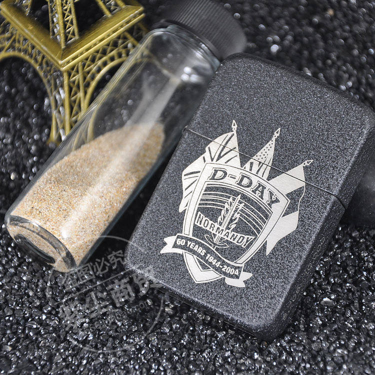正品ZIPPO 限量收藏D-DIY60诺曼底之沙登陆60周年芝宝煤油打火机