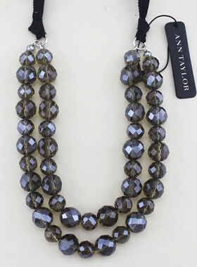 小众设计镶嵌水晶冷淡风长款项链