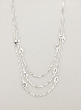 欧美小众设计多层挂饰吊坠项链